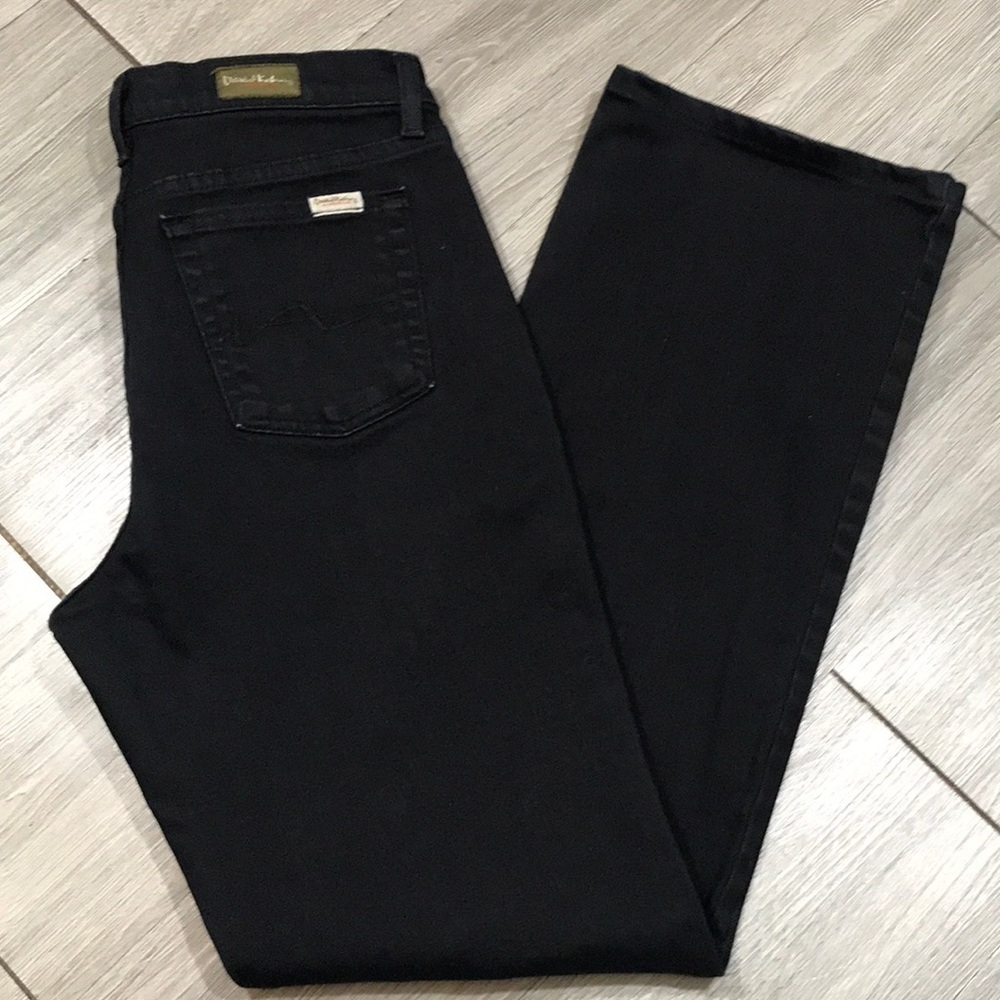 David‎ Kahn Lauren Black Straight Leg Jeans